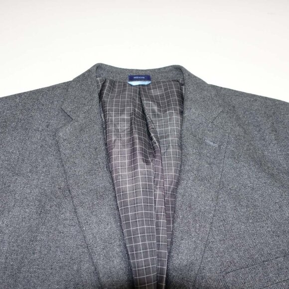 MADE Cam Newton Men's Sport Coat Size 48 Regular Gray Wool Blend Blazer 48R - Picture 3 of 8